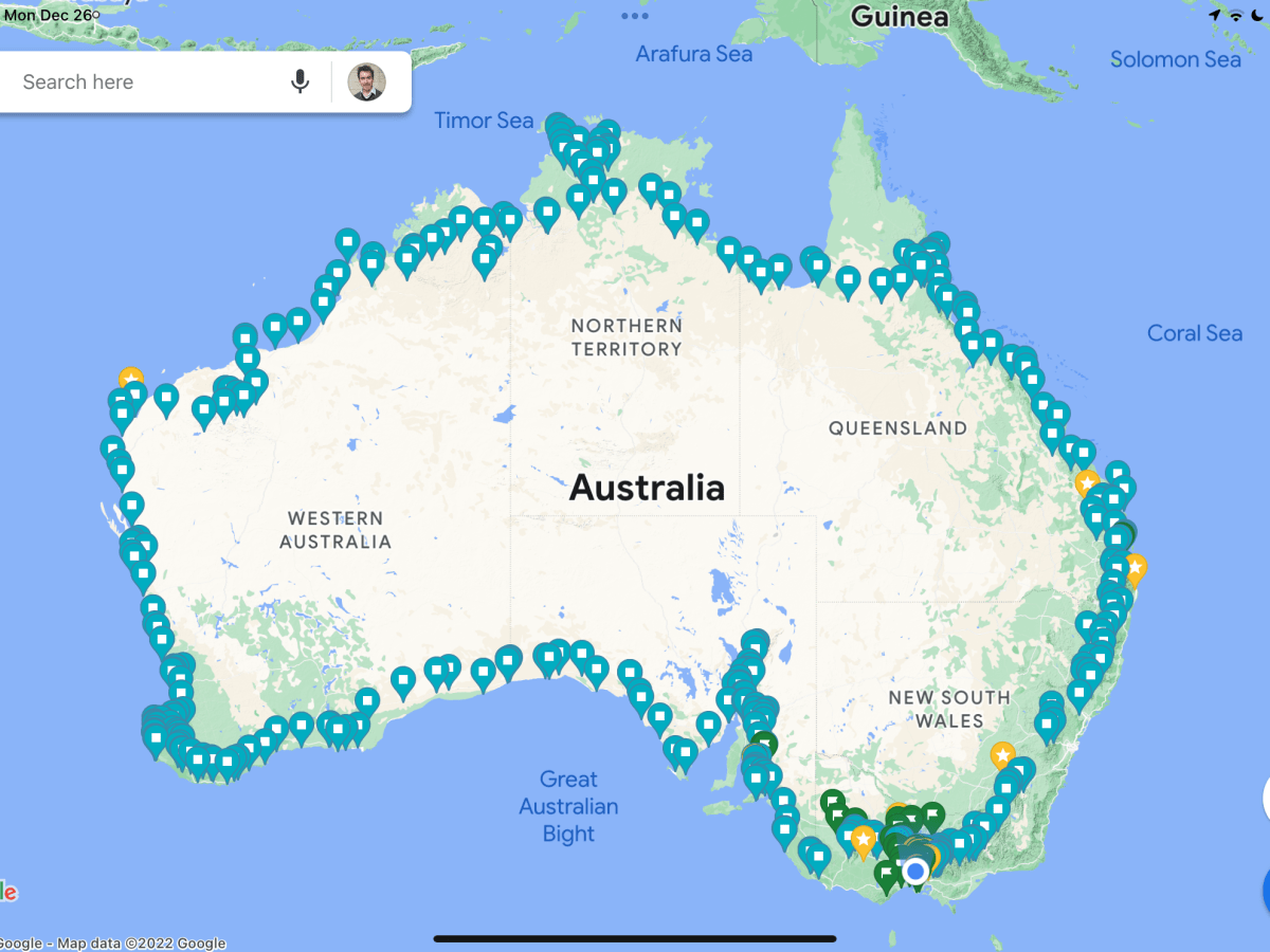 Around Australia: Early&nbsp;Refinement