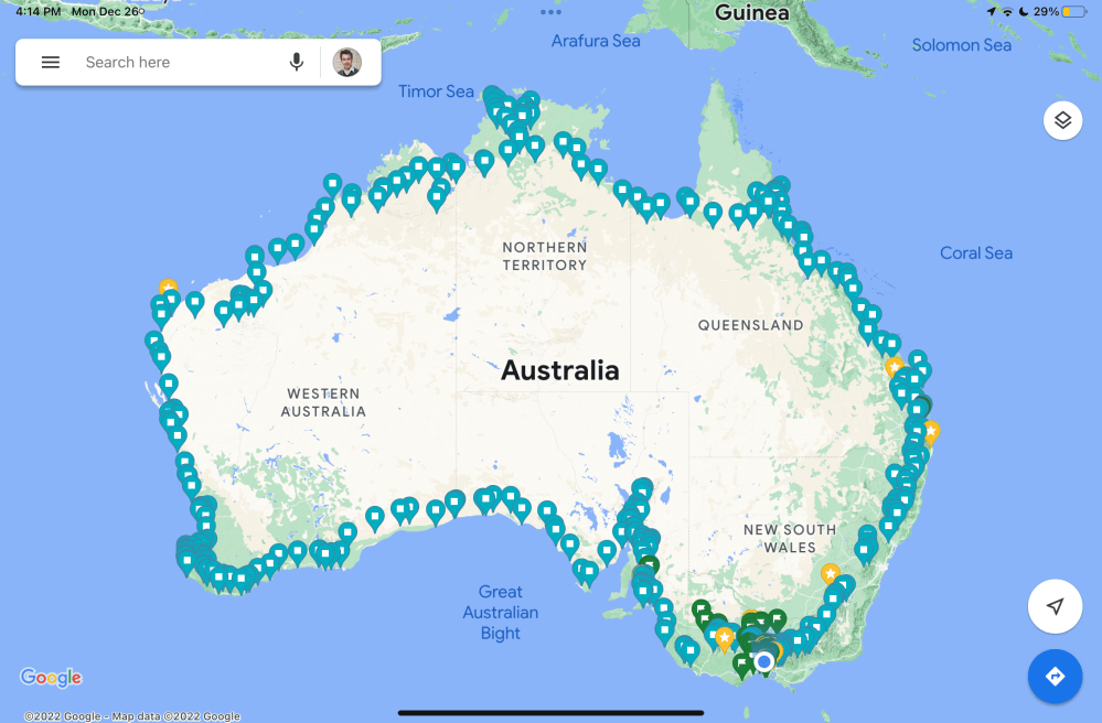 Around Australia: Early&nbsp;Refinement